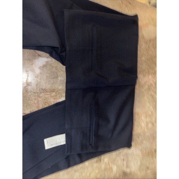 Zara Basic Collection Women’s Dress Pants Small Navy Zipper Pockets - Picture 6 of 6